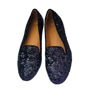Colin Stuart Sequined Smoking Flat